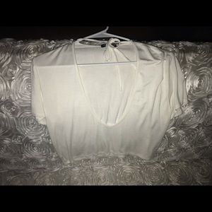 White Crop Top